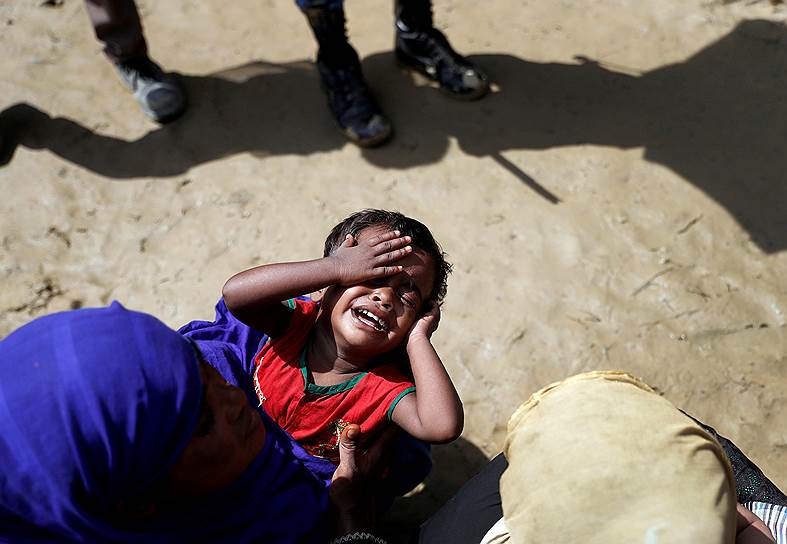Кокс-Базар, Бангладеш. Мусульманский ребенок в лагере беженцев 