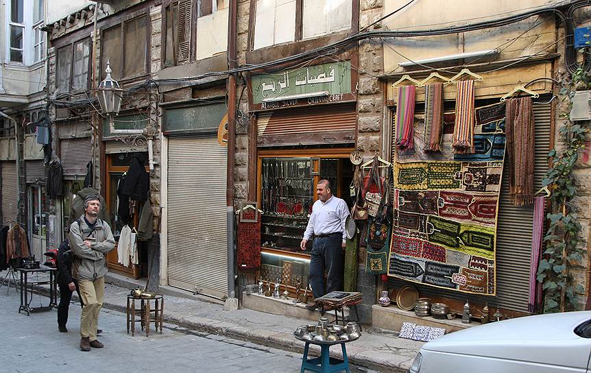 Иностранный турист в старом Дамаске, 2009 год