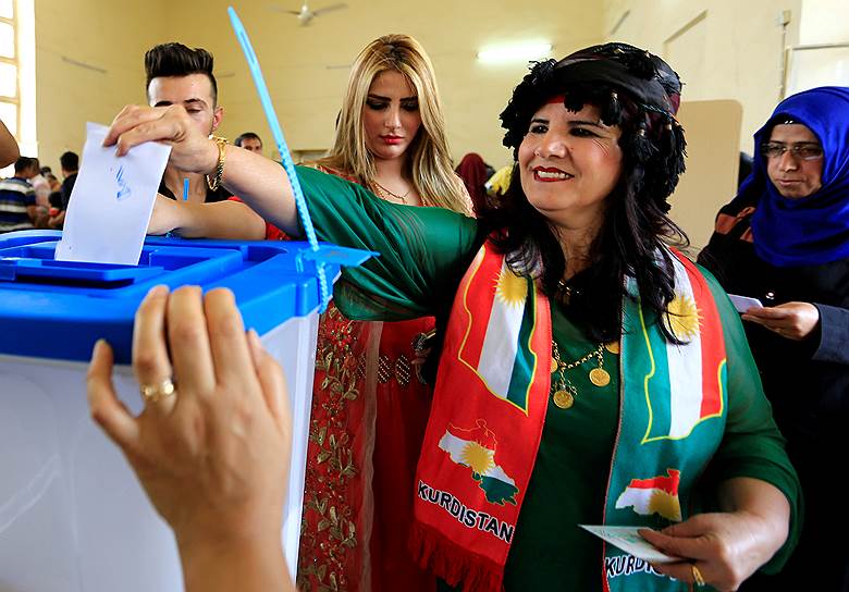25 сентября. В Иракском Курдистане прошел референдум о независимости. За отделение от Ирака было отдано более 93% голосов