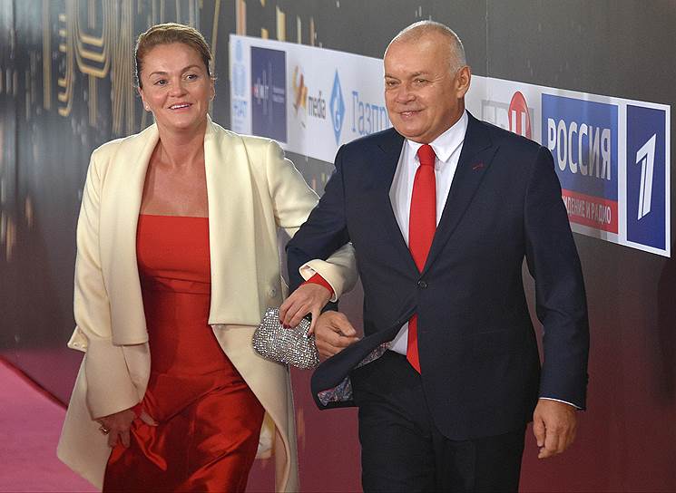 Генеральный директор МИА &quot;Россия сегодня&quot; Дмитрий Киселев с супругой Марией 