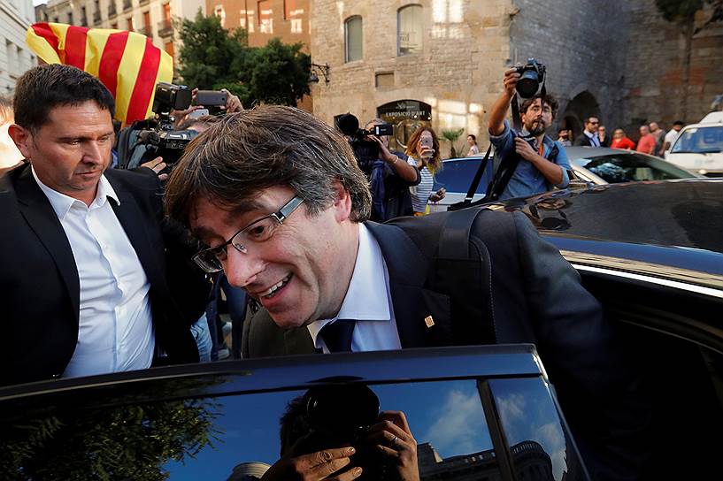Глава правительства Каталонии Карлес Пучдемон 
