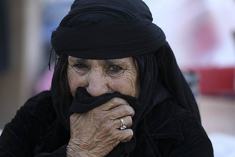 Сере-Поле-Зохаб, Иран. Выжившая после землетрясения местная жительница