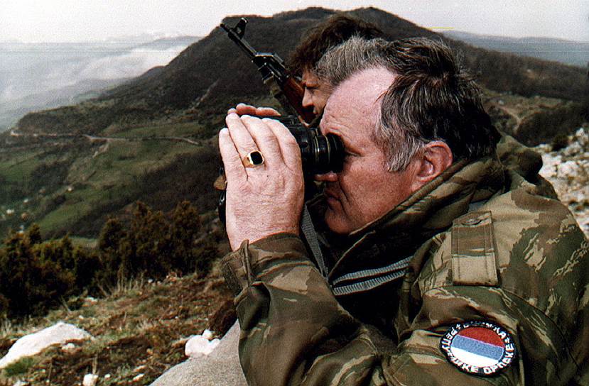 Ратко Младич родился 12 марта 1942 года в селе Божиновичи в районе города Калиновик на территории фашистской Хорватии (ныне Босния и Герцеговина). В 1965 году с отличием окончил Военную академию сухопутных войск в Белграде и начал службу в Югославской народной армии (ЮНА)