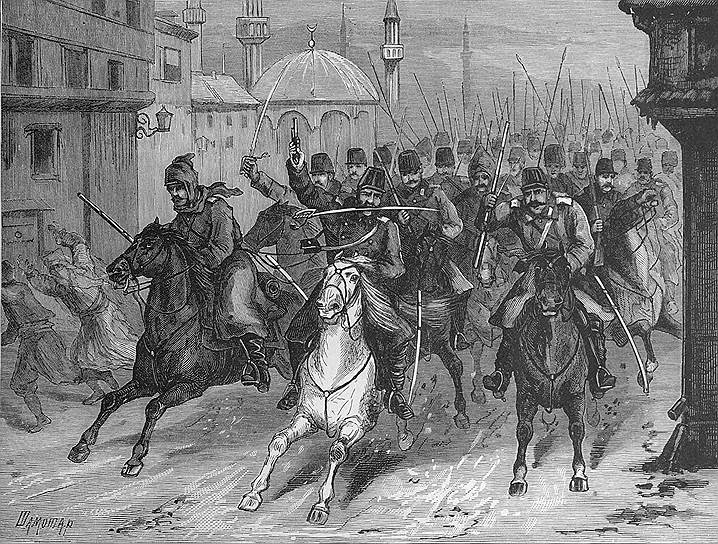 Ворвавшиеся в 1878 году в Адрианополь русские войска могли сходу взять и Константинополь, но вряд ли сумели бы его удержать

