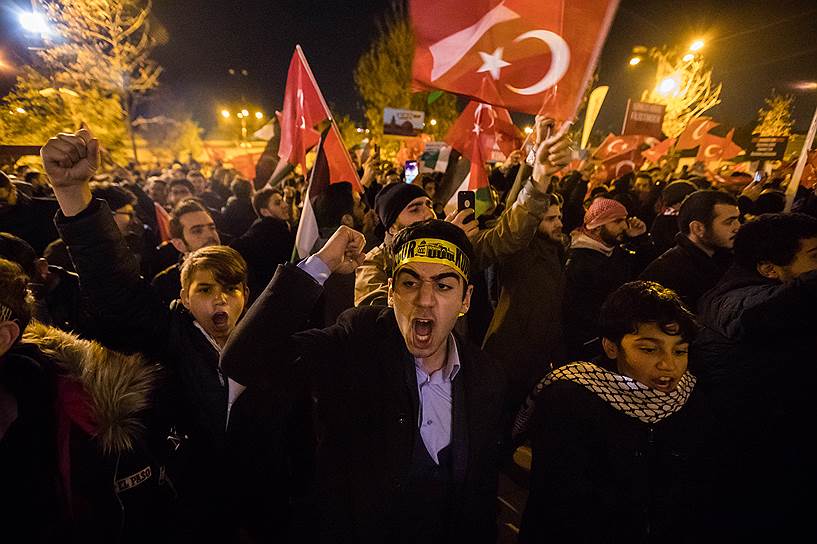 Протесты в Стамбуле (Турция)