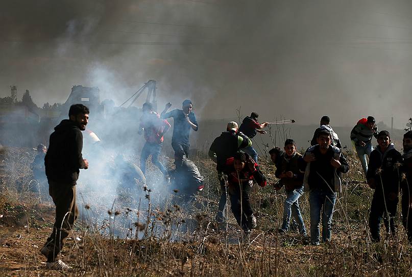 Сектор Газа. В столкновениях с израильской полицией пострадали около 50 человек