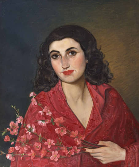 Также Франко писал и «мирные» картины, в том числе портреты родственников (на фото — «Портрет дочери Кармен»)