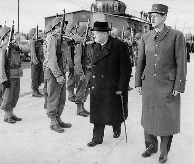 Генерала де Голля Черчилль недолюбливал