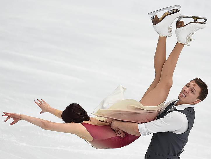 Екатерина Боброва и Дмитрий Соловьев (Россия) в произвольной программе танцевальных пар. В итоговой классификации они заняли 2-е место