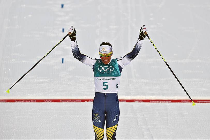 Шведская скиатлонистка Шарлотта Калла
