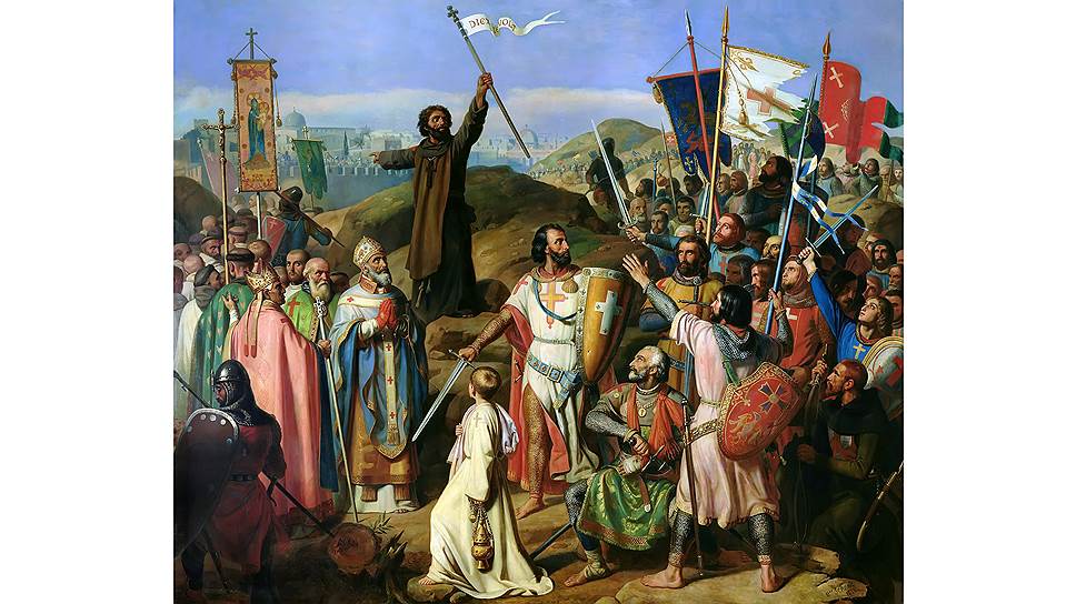Первый крестовый поход и захват крестоносцами Иерусалима окончательно раскололи Византию и Западную Европу