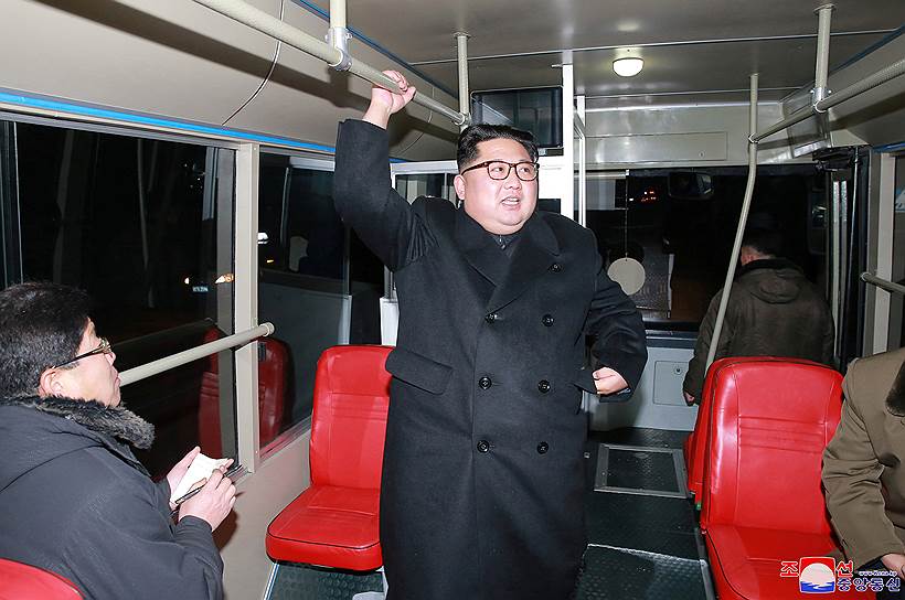 Северокорейский лидер Ким Чен Ын 