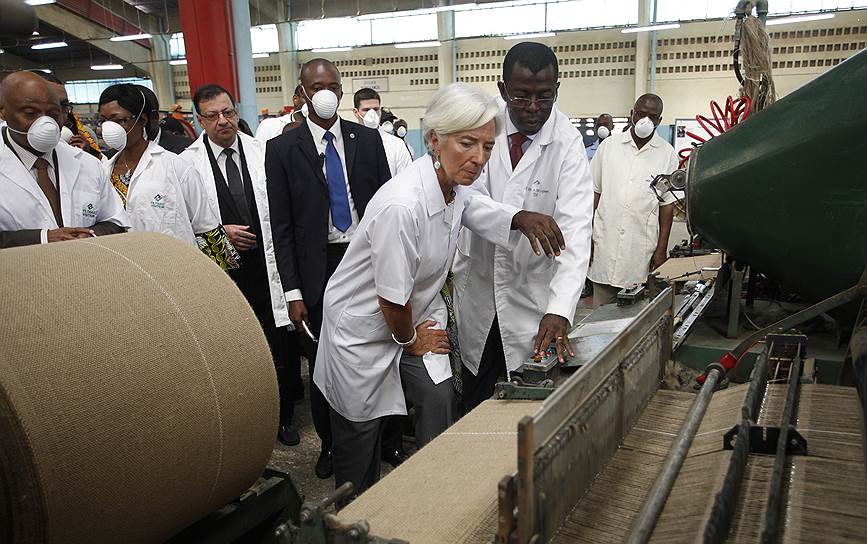 Руководитель МВФ Кристин Лагард живо интересуется женским вопросом и высокотехнологичными производствами 