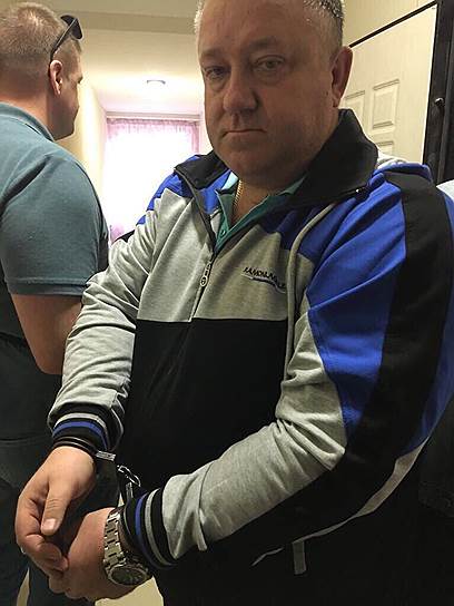 Заместитель начальника службы экономической безопасности УФСБ по Самарской области Сергей Гудованый во время задержания 
