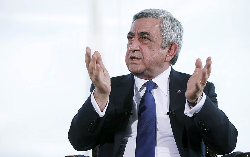 Премьер-министр Армении Серж Саргсян