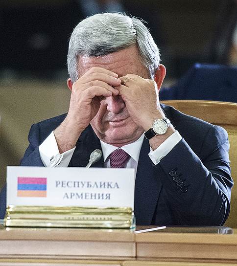 Бывший премьер-министр Армении Серж Саргсян