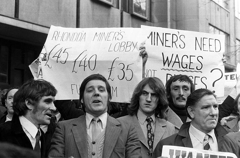 В 1970-е годы оплата шахтерского труда оставалась в Великобритании самой животрепещущей темой