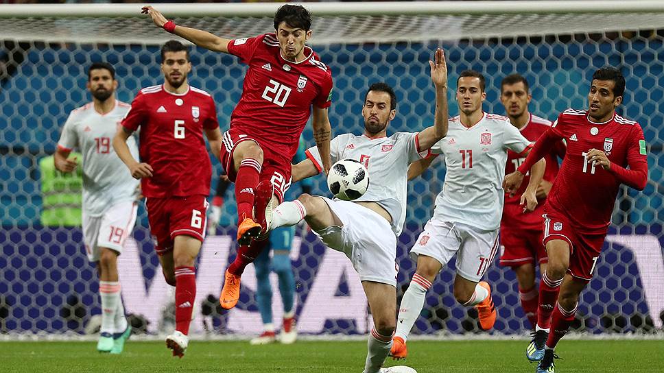 “Ъ” провел онлайн-трансляцию матча Иран—Испания