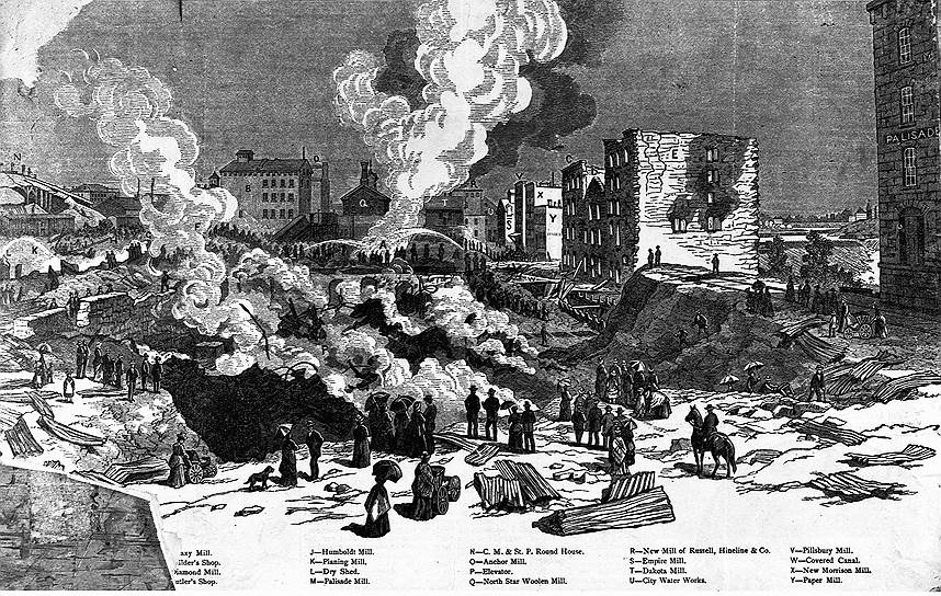 Взрыв на мельнице Уошборна в Миннеаполисе унес жизни 18 человек