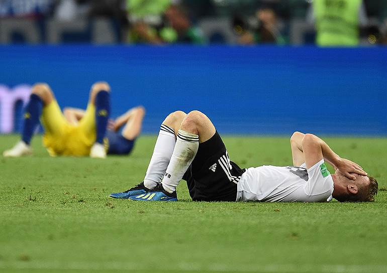 Марко Ройс после матча против сборной Швеции, в котором сборная Германии на последних минутах победила со счетом 2:1