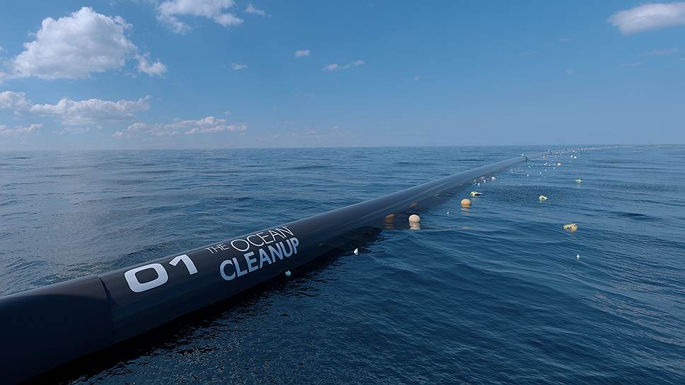 Голландский проект The Ocean Cleanup, направленный на очистку океана от пластиковых отходов