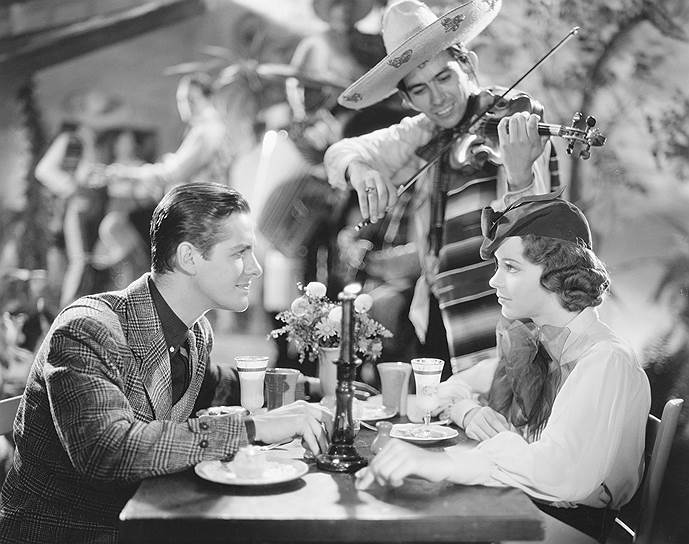В 1930-е годы звезды Голливуда рекламировали романтику знакомств и свиданий в ресторанах