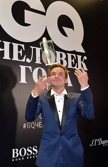 Актер Александр Петров на церемонии вручения премии «Человек года»по версии журнала GQ в концертном зале «Барвиха Luxury Village»