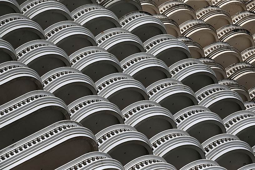 Бангкок, Таиланд. Вид на балконы