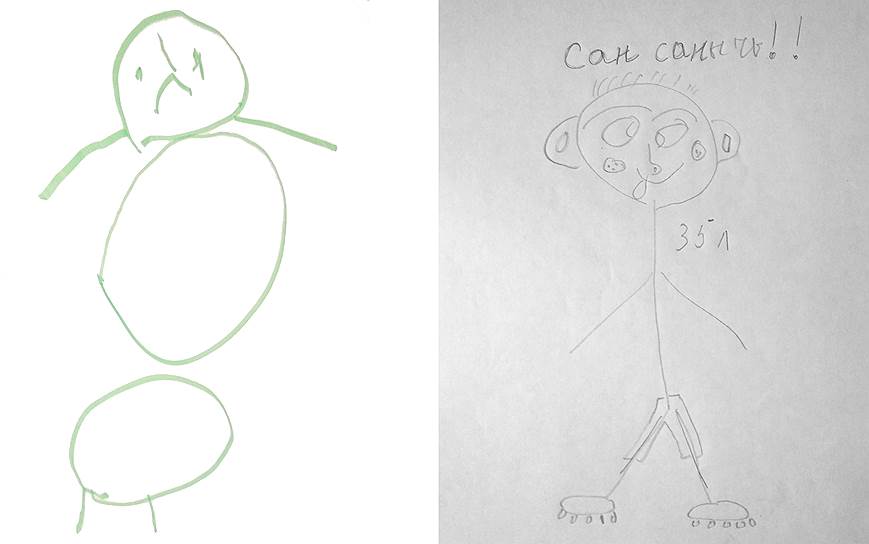 В работе с травмированными детьми психологи часто используют проективную методику «Рисунок человека»