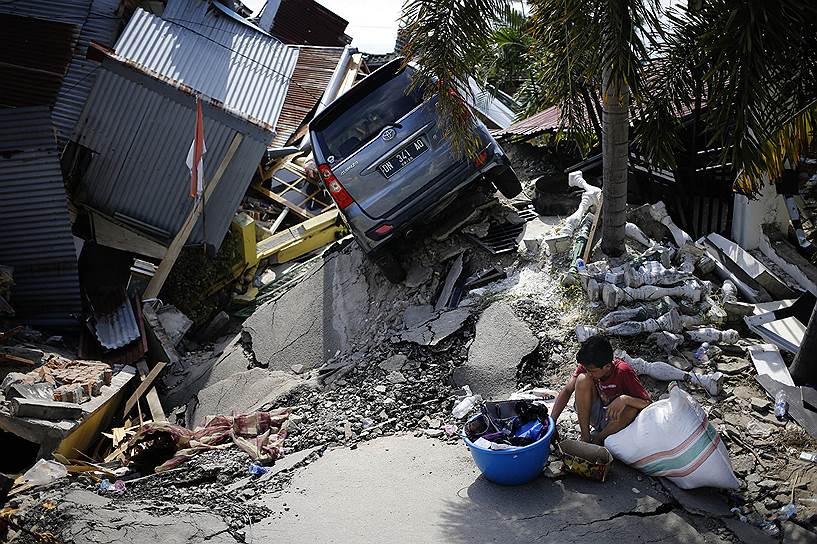 Палу, Индонезия. Последствия землетрясения, унесшего жизни более 1,2 тыс. человек