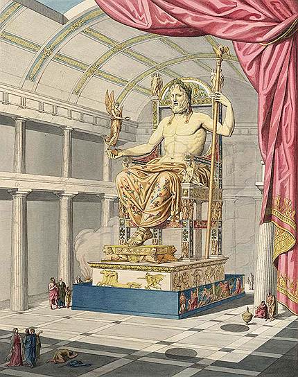 У античной статуи Зевса была трудная судьба: ее похищали, пытались обезглавить и в конце концов сожгли