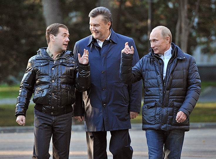 Село Завидово (Тверская область), сентябрь 2011 года. Встреча с президентом Украины Виктором Януковичем в резиденции «Русь»