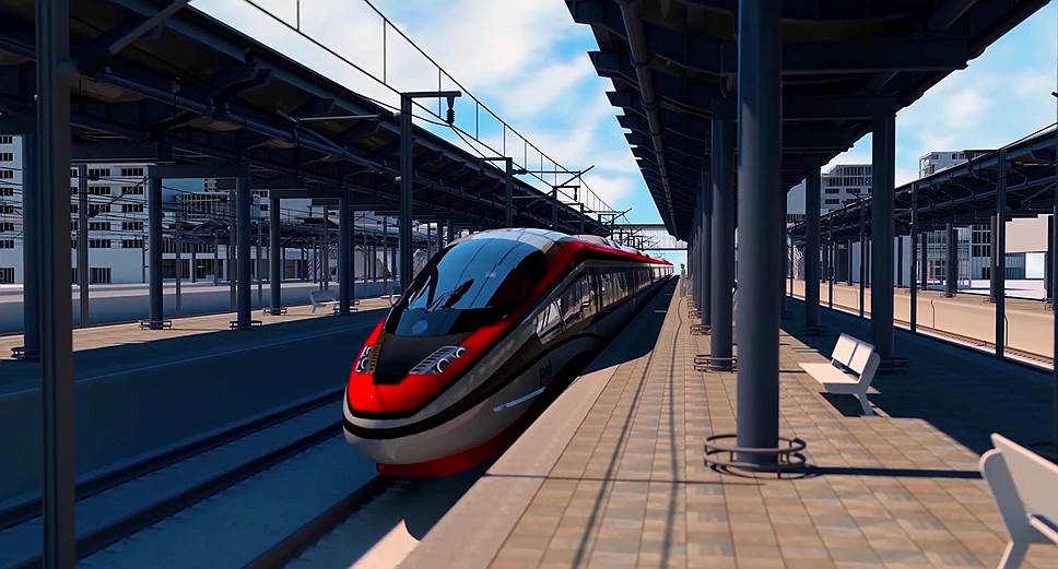 Первые в России высокоскоростные поезда предполагается запустить по магистрали Москва — Казань

