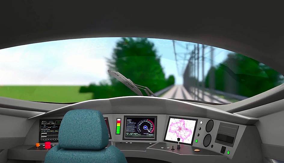 Концепт высокоскоростного поезда представила компания «Скоростные магистрали»

