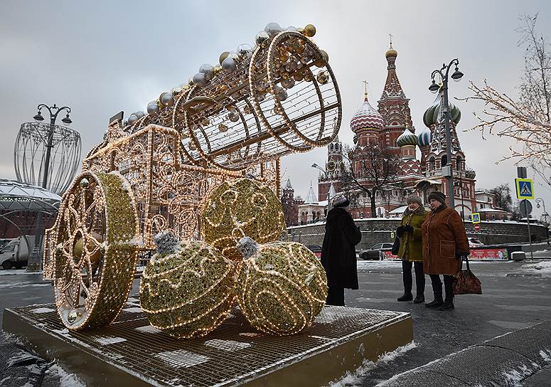 Москва. Новогоднее убранство города
