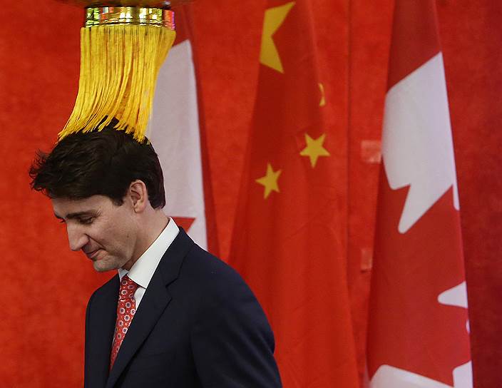 Ванкувер, Канада. Премьер-министр страны Джастин Трюдо после выступления на праздновании Китайского Нового года