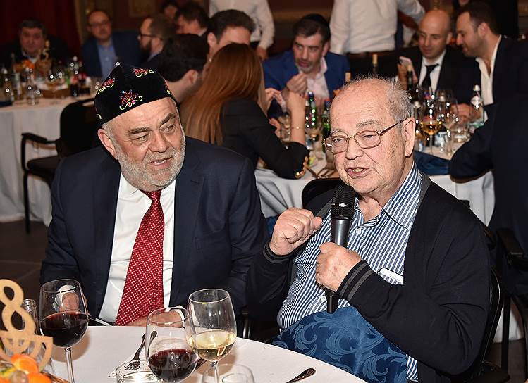Президент Российского еврейского конгресса Юрий Каннер (слева) и почетный президент компании «Вымпелком» Дмитрий Зимин