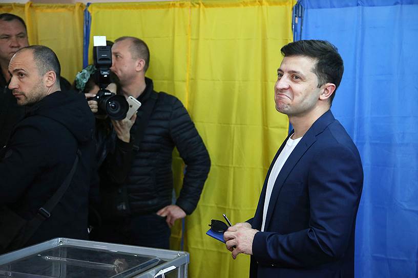 Кандидат на должность президента Украины Владимир Зеленский