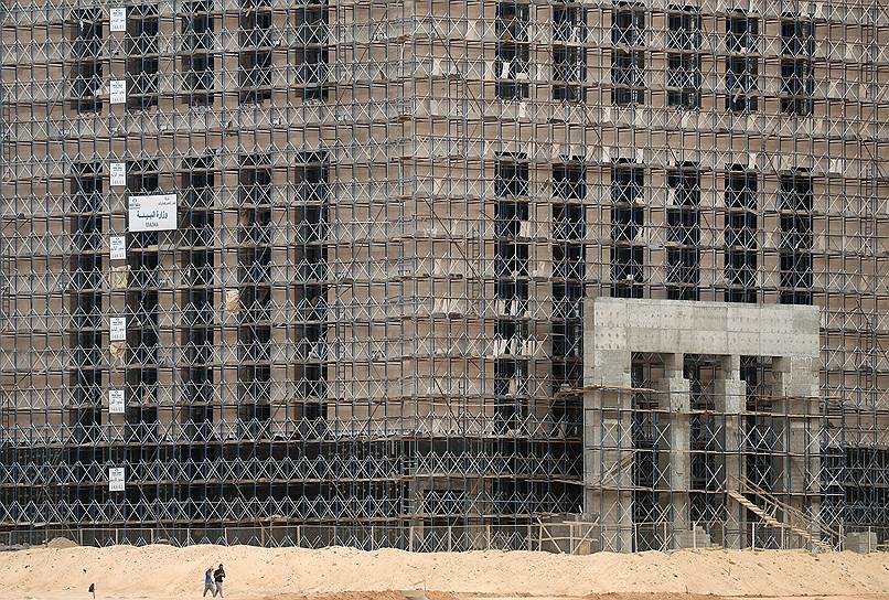 Каир. Строительство нового здания Министерства окружающей среды Египта