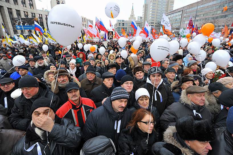 24 декабря 2011 года митинг на проспекте Академика Сахарова против фальсификаций на прошедших выборах в Госдуму собрал до 120 тыс. участников