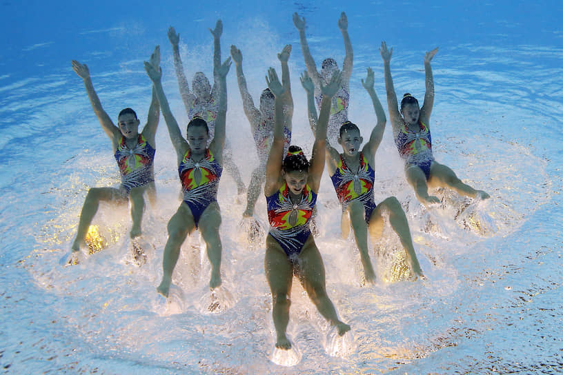 Кванджу, Южная Корея. Команда Израиля на чемпионате мира по водным видам спорта 