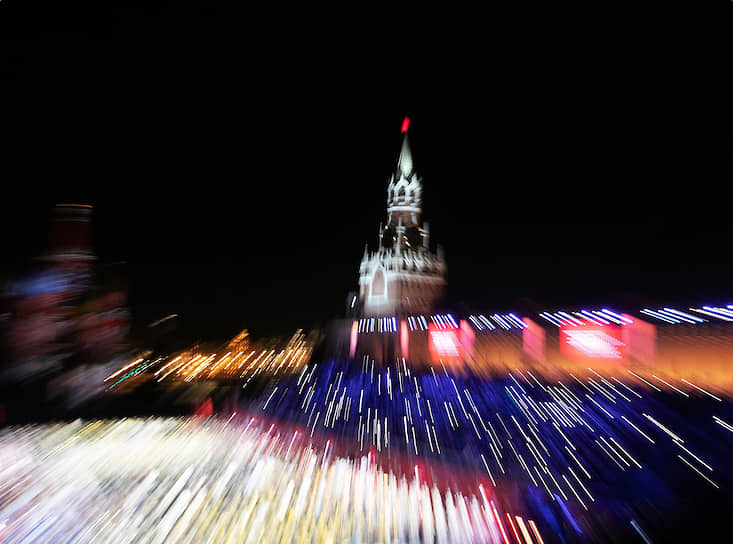 23 августа, Москва. Церемония открытия XII Международного военно-музыкального фестиваля «Спасская башня» на Красной площади