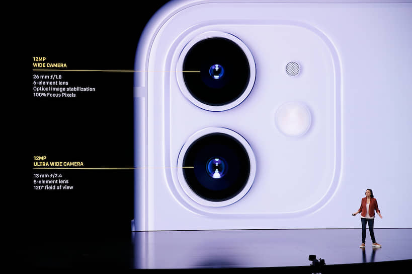 Новый iPhone 11 получил еще одну камеру  —  широкоугольную  —  с разрешением 12 мегапикселей. Ее оснастят режимом Night Mode, который позволит улучшить качество фотографий, сделанных в темном помещении или ночью