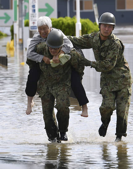 В префектурах Нагано и Сайтама произошли крупные наводнения из-за разлива рек