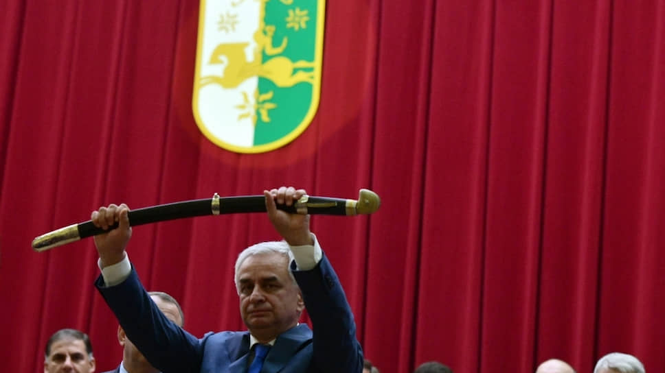 Президент Абхазии Рауль Хаджимба