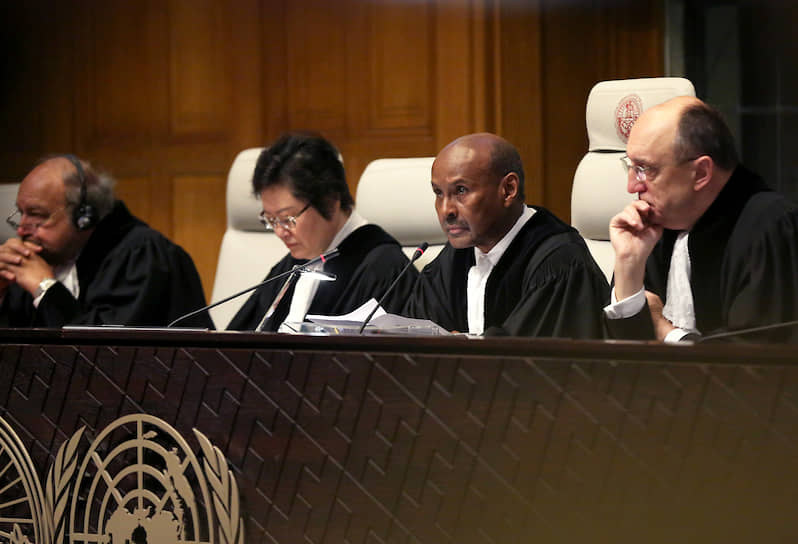 Заседание международного суда ООН