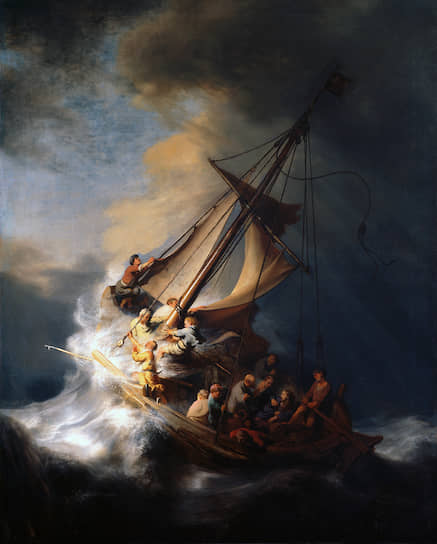 Картина Рембрандта «Христос во время шторма на море Галилейском» была единственной известной работой художника в жанре морского пейзажа