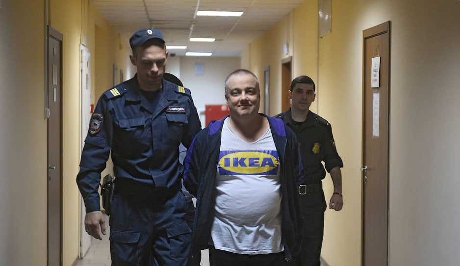 Бизнесмен Константин Пономарев во время оглашения приговора по делу о ложном доносе и фальсификации доказательств
