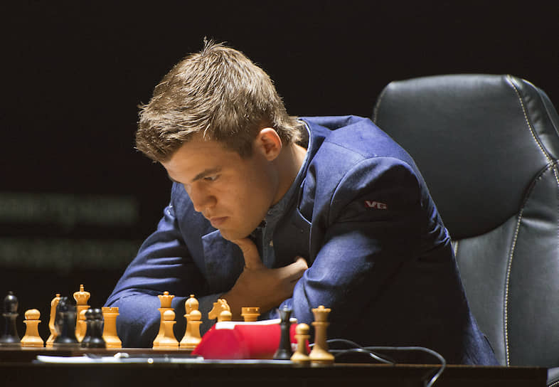 Норвежский шахматист Магнус Карлсен 