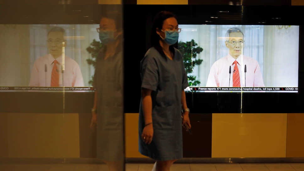 Телеобращение премьер-министра Сингапура Ли Сянь Луна